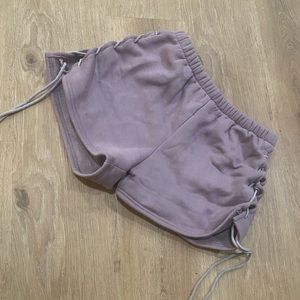 Fuzzy String Detailed Shorts